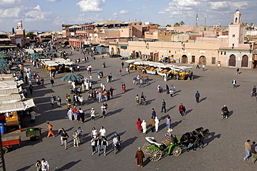 Jemaa el Fna Square, Medina, Marrakesh, Morocco, North Africa, Africa