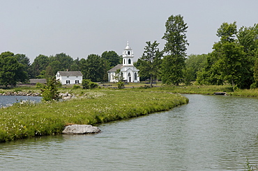 Christ Church, Upper Canada Village, an 1860s village, Heritage Park, Morrisburg, Ontario Province, Canada, North America