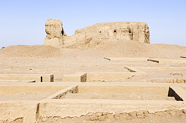 The early Nubian city of Kerma after excavation by the Swiss team of Professor Charles Bonnet of the University of Geneva, Suda, Africa