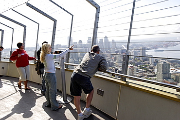 The Space Needle, 520 ft tall, Seattle, Washington State, United States of America, North America