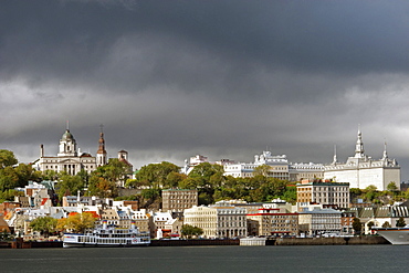 The bay of Quebec City on the St. Lawrence River, Quebec Province, Canada, North America