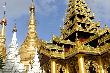 The Shwedagon Pagoda, Yangon (Rangoon), Yangon region, Republic of the Union of Myanmar (Burma), Asia 