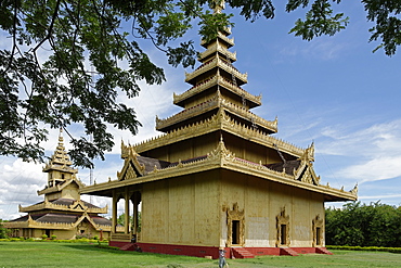 The Palace of Shwebonyadanar Mingalar Nangdaw, Shwebo, Sagaing Division, Republic of the Union of Myanmar (Burma), Asia 