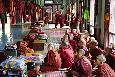 Lat Pan Kone monastery, Indaw area, Sagaing Division, Republic of the Union of Myanmar (Burma), Asia