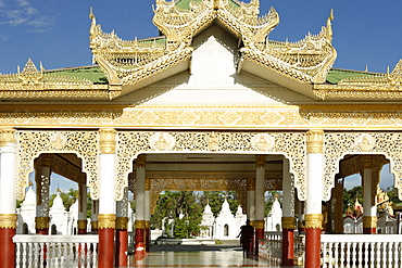 The Kuthodaw Pagoda, Mandalay city, Mandalay Division, Republic of the Union of Myanmar (Burma), Asia 