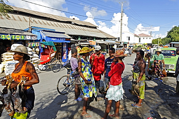 The market, Toliara (Tulear), capital of the Atsimo-Andrefana region, Madagascar, Africa 