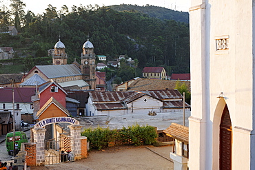 The Upper Town founded under the reign of Queen Ranavalona I to be the capital of southern province, Fianarantsoa city, Madagascar, Africa 