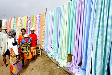 Friday market in the Betsileo country, around Fianarantsoa, Madagascar, Africa 