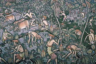 Painting, Neka museum, Ubud, island of Bali, Indonesia, Southeast Asia, Asia