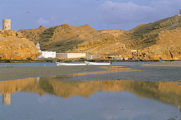 Old quarter, Al-Ayjah, town of Sour (Sur), Sultanate of Oman, Middle East