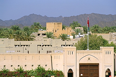 Fort of Sultan Bin Saif, town of Nizwa, Sultanate of Oman, Middle East