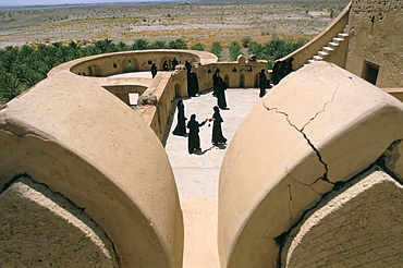 Jabrin castle, Nizwa region, Sultanate of Oman, Middle East