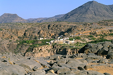 Village of Al Ain, Al Jabal Al Akkar region, Hajar Mountains, Sultanate of Oman, Middle East