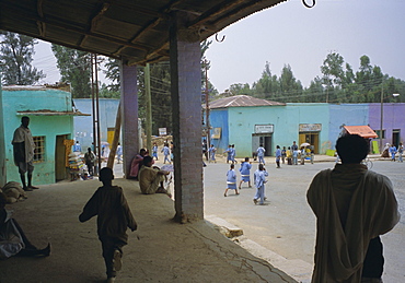 Village of Adua (Adwa) (Adowa), historic place where Menelik defeated the Italians in battle, Tigre region, Ethiopia, Africa