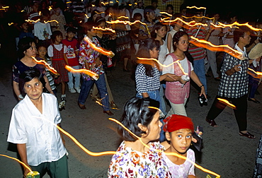 Good Friday procession, Boac, island of Marinduque, Philippines, Southeast Asia, Asia