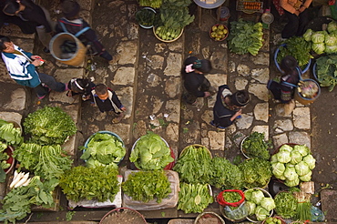 Sapa morning market, Sapa, Northern Vietnam, Southeast Asia, Asia