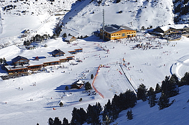 Mountain restaurant, Soldeu ski resort, Andorra, Europe