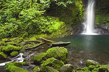 Malabsay Waterfall, Mount Isarog National Park, Bicol, southeast Luzon, Philippines, Southeast Asia, Asia