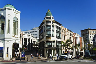 Designer boutiques in Rodeo Drive, Beverly Hills, Los Angeles, California, United States of America, North America