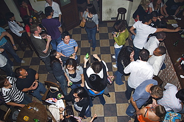 Beijing bar scene at Shooters Bar, Sanlitun, Beijing, China, Asia