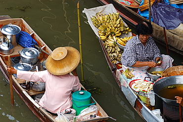 Damnoen Saduak Floating Market, Bangkok, Thailand, Southeast Asia, Asia