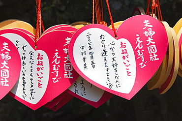 Temple wishing good luck to new marriages, Kasuga Shrine, Kyoto, Honshu Island, Japan, Asia