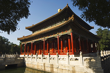 Confucius Temple and Imperial College built in 1306 by the grandson of Kublai Khan and administered the official Confucian examination system, Beijing, China, Asia