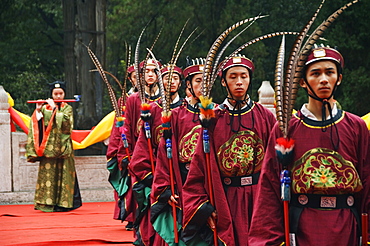 International Confucius Cultural Festival, Qufu City, birthplace of Confucius the great philosopher politician and educator of the 6th to 5th centuries BC, UNESCO World Heritage Site, Shandong Province, China, Asia