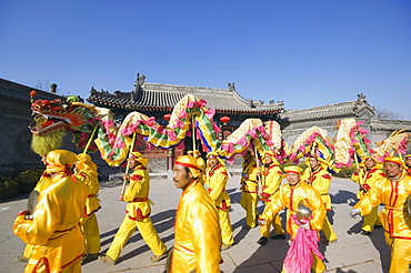 Dragon Dance, Chinese New Year, Spring Festival, Beijing, China, Asia