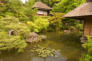 Traditional garden, Eastern Hills, Kyoto, Honshu island, Japan, Asia