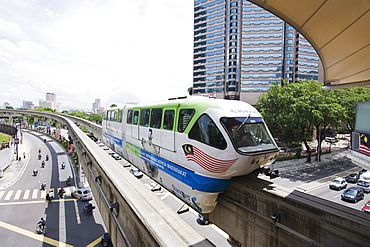 Monorail, Kuala Lumpur, Malaysia, Southeast Asia, Asia