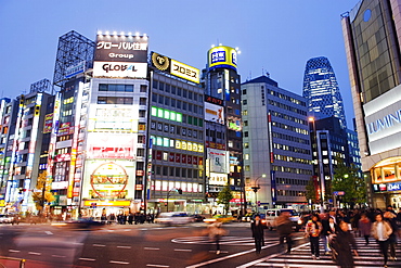 Night lights in Shinjuku, Tokyo, Japan, Asia