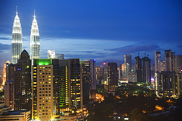 Petronas Towers, Kuala Lumpur, Malaysia, Southeast Asia, Asia