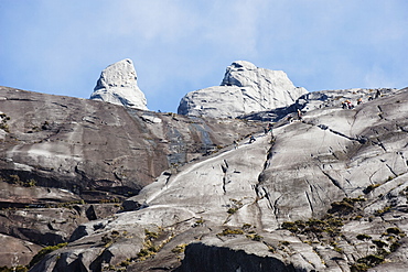 Via Ferrata, Kinabalu National Park, location of Malaysia's highest mountain at 4095m, Sabah, Borneo, Malaysia, Southeast Asia