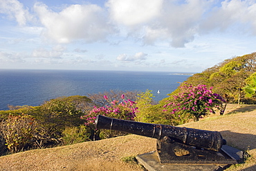 Cannon at Fort George, Scarborough, Tobago, Trinidad and Tobago, West Indies, Caribbean, Central America