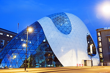 Modern architecture in 18 Septemberplein designed by The Italian architectural firm of Massimiliano Fuksas, Eindhoven, Netherlands, Europe