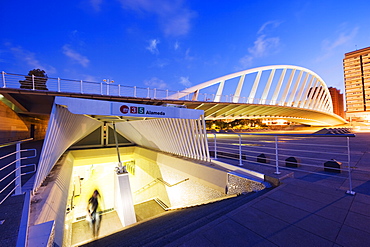 Metro stations at Puenta de la Exposicion, Valencia, Spain, Europe