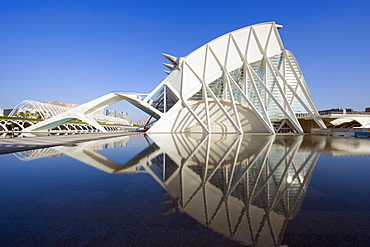 Science Museum, architect Santiago Calatrava, City of Arts and Sciences, Valencia, Spain, Europe