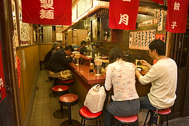 Stall restaurants, Shinjuku, Tokyo, Honshu, Japan, Asia