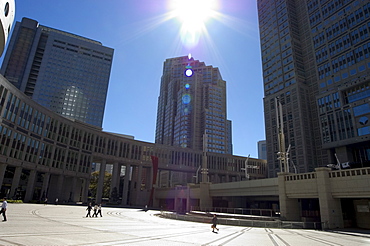 Metropolitan Government buildings, Shinjuku, Tokyo, Honshu, Japan, Asia