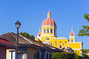 Granada Cathedral, founded in 1583, rebuilt in 1915, Granada, Nicaragua, Central America