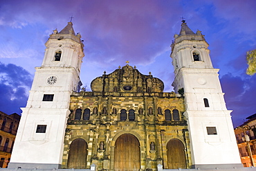 Cathedral, historical old town, UNESCO World Heritage Site, Panama City, Panama, Central America