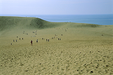 Tottori Sand Dunes and sea, Tottori prefecture, Japan