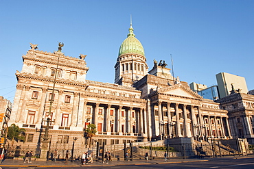 Palacio del Congreso (National Congress Building), Plaza del Congreso, Buenos Aires, Argentina, South America