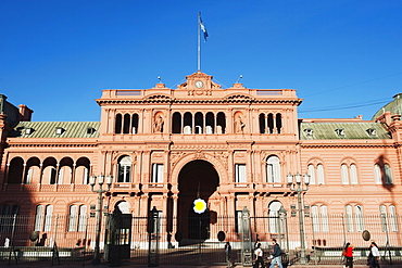 Casa Rosada, in Plaza de Mayo, Buenos Aires, Argentina, South America