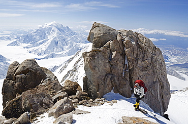 Climbing expedition on Mount McKinley, 6194m, Denali National Park, Alaska, United States of America, North America 