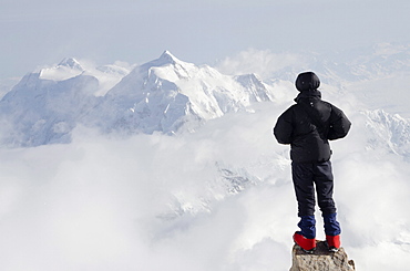 Climbing expedition on Mount McKinley, 6194m, Denali National Park, Alaska, United States of America, North America 