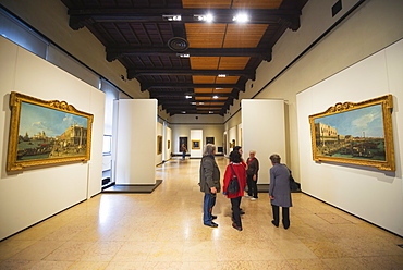 Art gallery, Museum at Castle Sforzesco, Milan, Lombardy, Italy, Europe