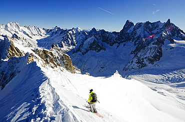 Vallee Blanche, Chamonix, Haute-Savoie, French Alps, France, Europe 