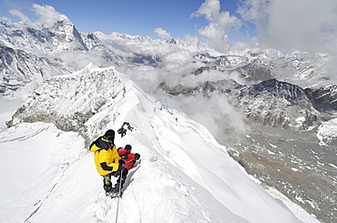 Island Peak Trekking Peak, Solu Khumbu Everest Region, Sagarmatha National Park, UNESCO World Heritage Site, Nepal, Himalayas, Asia 